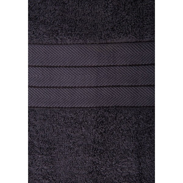 Antratsiitsed puuvillased froteerätikud 4 tk komplektis 50x100 cm – Good Morning-image-3