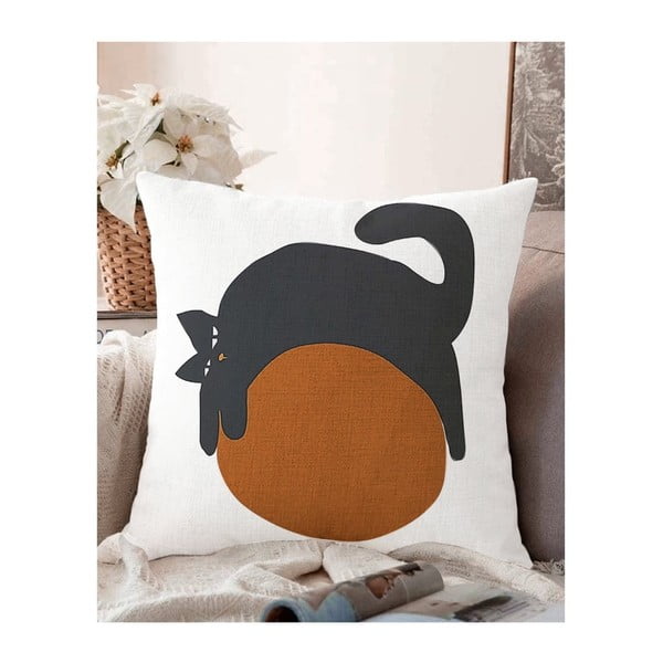 Puuvillasegust padjapüürileht Kitty, 55 x 55 cm - Minimalist Cushion Covers