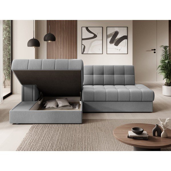 Hall sametist nurgadiivanvoodi (vasak nurk/diivanvoodiga) Blezalt - ELTAP-image-3