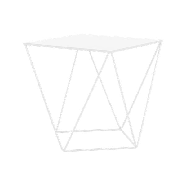 Bílý odkládací stolek Custom Form Daryl, 55 x 55 cm