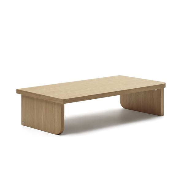 Tammespoonist diivanilaud 75x140 cm Oaq - Kave Home