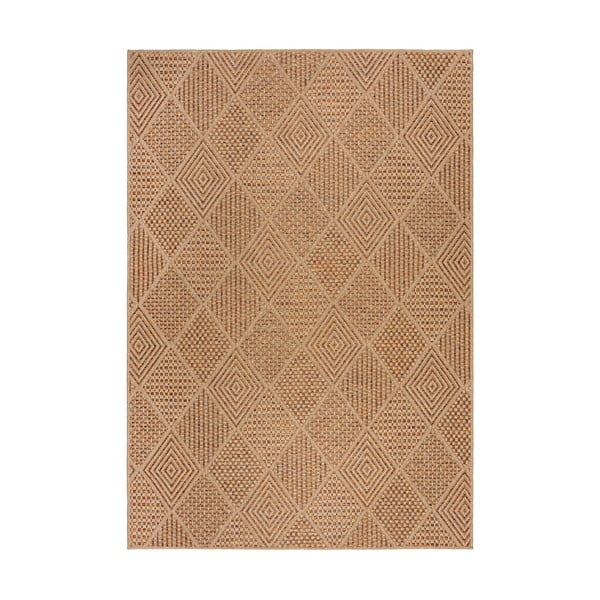 Naturaalset värvi sise- ja välistingimustes kasutatav vaip 120x170 cm Nora Diamond - Flair Rugs