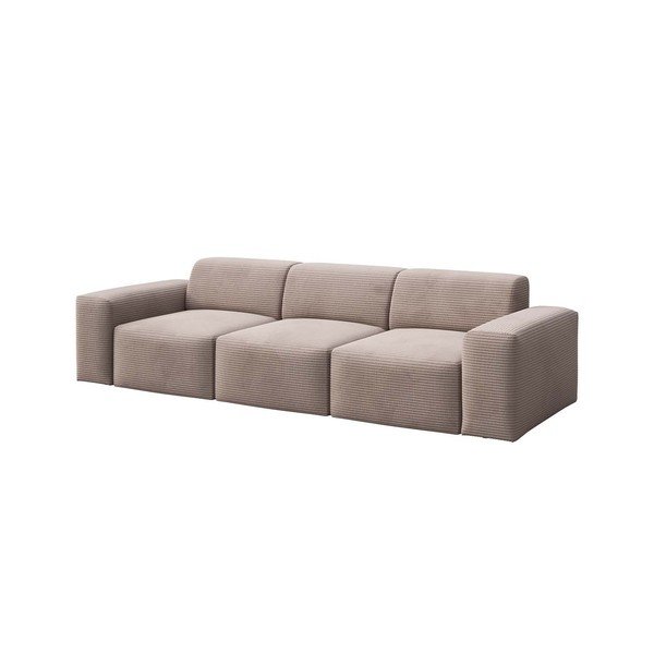 Beež velvetist diivan 285 cm Fluvio - MESONICA-image-2