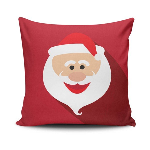 Polštář Happy Santa Face, 45x45 cm
