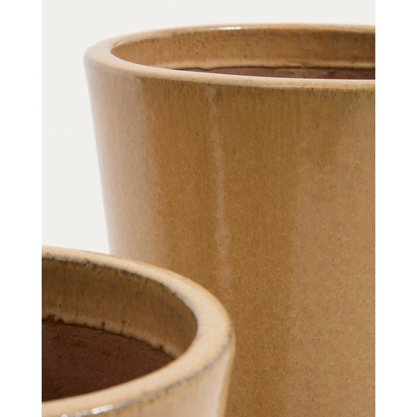 Keraamilised lillepotid komplektis 3 tk ø 47 cm Rotja - Kave Home-image-2