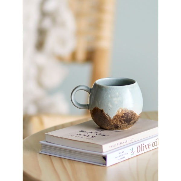 Pruun-kreem keraamiline kruus 280 ml Paula - Bloomingville-image-1