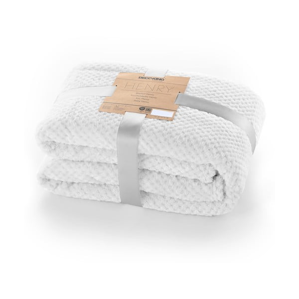 Valge mikrofiiberist tekk , 220 x 240 cm Henry - DecoKing-image-3