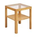 Klaasist pealispinnaga abilaud 40x40 cm Lourmarin - House Nordic