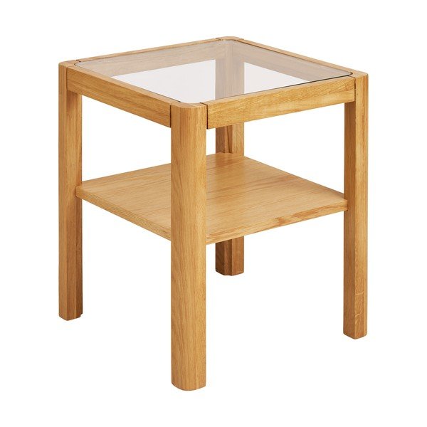 Klaasist pealispinnaga abilaud 40x40 cm Lourmarin - House Nordic