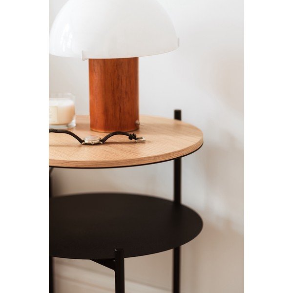 Must/naturaalne öökapp tammeplaadiga Tu - noo.ma-image-3