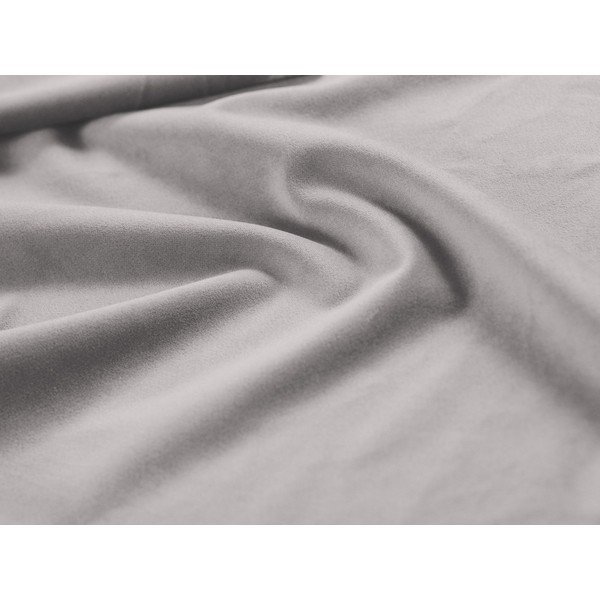 Hõbedane plsterdatud üheinimesevoodi koos panipaiga ja voodipõhjaga 90x200 cm Jodie - Micadoni-image-4