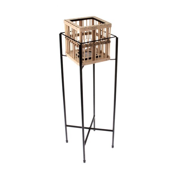 Küünlajalg metallist ja rotangist , kõrgus 65,5 cm - Dakls