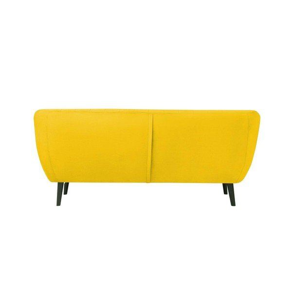Kollane sametne diivan , 188 cm Toscane - Mazzini Sofas-image-4