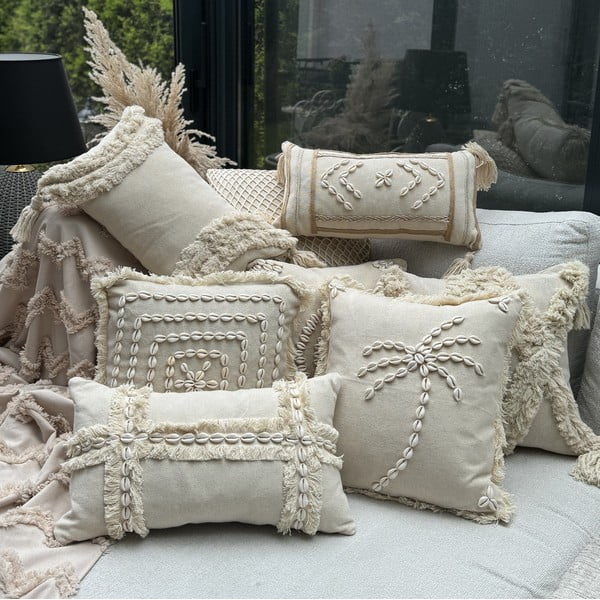 Puuvillane padjakate 30x50 cm Seashells - Mioli Decor-image-1