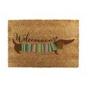 Kookoskiududest matt 40x60 cm Welcome Sausage Dog - Artsy Doormats