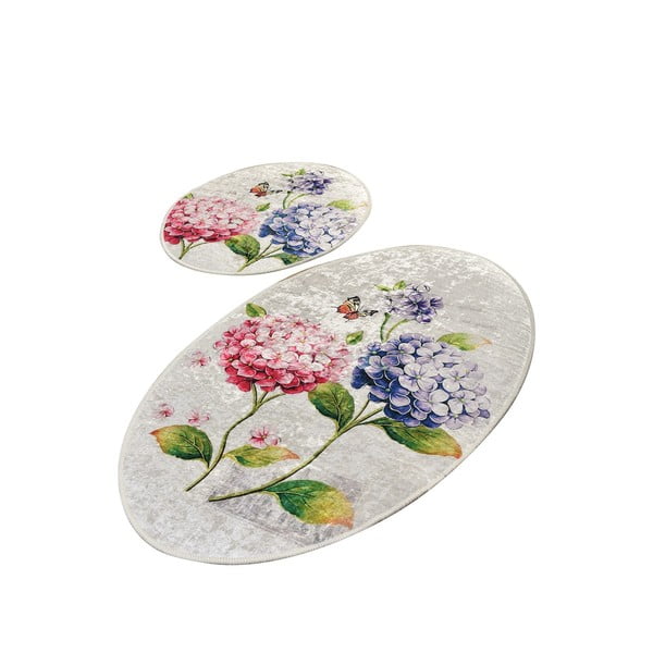 Vannitoamatid 2tk komplektis 60x100 cm Ortanca - Foutastic