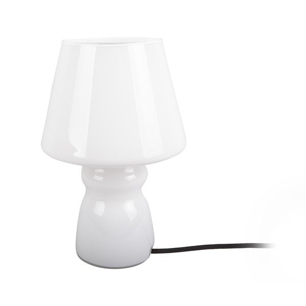 Valge klaasist laualamp Klaas, ø 16 cm Classic - Leitmotiv-image-1