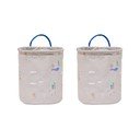 Beežid riidest laste mänguasjakorvid komplektis 2 tk ø 18x22 cm Foxy - OYOY Mini