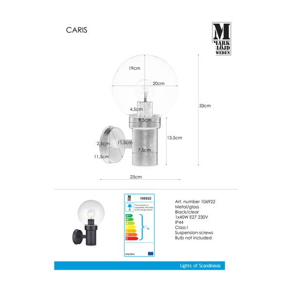 Must seinalamp Caris - Markslöjd-image-2