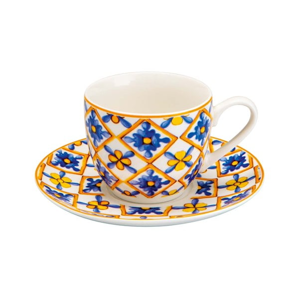 6 tassiga tassikomplekt koos taldrikutega Medicea - Brandani-image-2