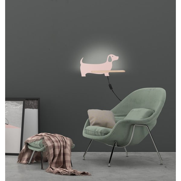 Roosa laste valgusti Dog - Candellux Lighting-image-3