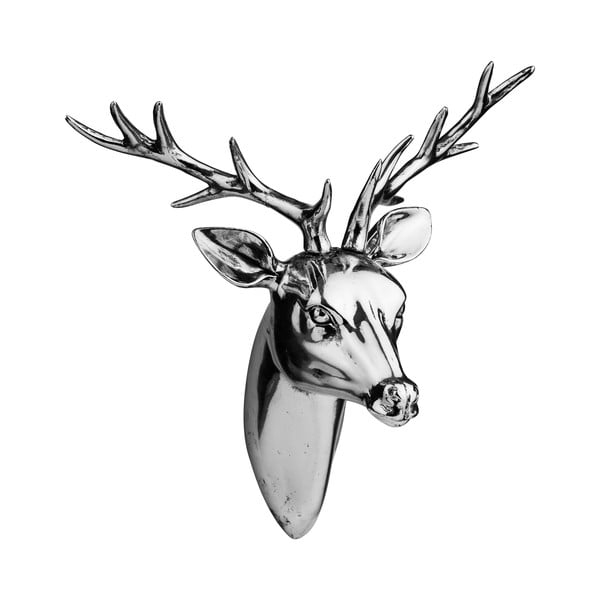 Soška Deer Head Silver