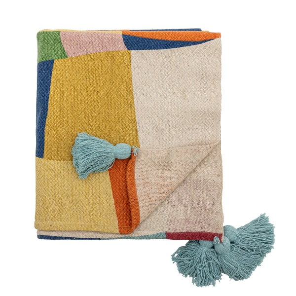 Taaskasutatud puuvillast laste tekk 130x160 cm Colorine - Bloomingville Mini-image-4