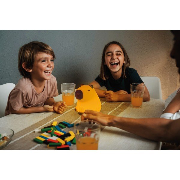 Helekollane laste öölamp Capybara - Fischer & Honsel-image-4