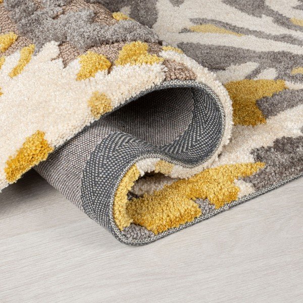 Kollane/hall vaip 160x230 cm Soft Floral - Flair Rugs-image-1
