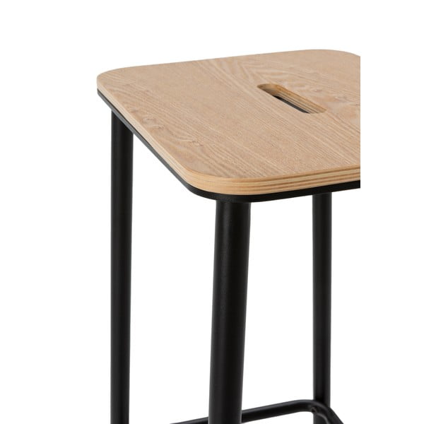 Mustad baaritoolid 2tk komplektis (istme kõrgus 65 cm) Abba - Marckeric-image-4