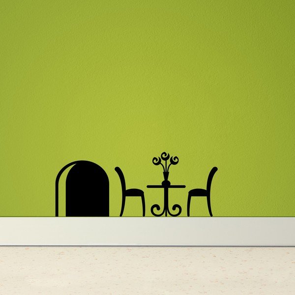 Samolepka Ambiance Mouse Hole And Table-image-1