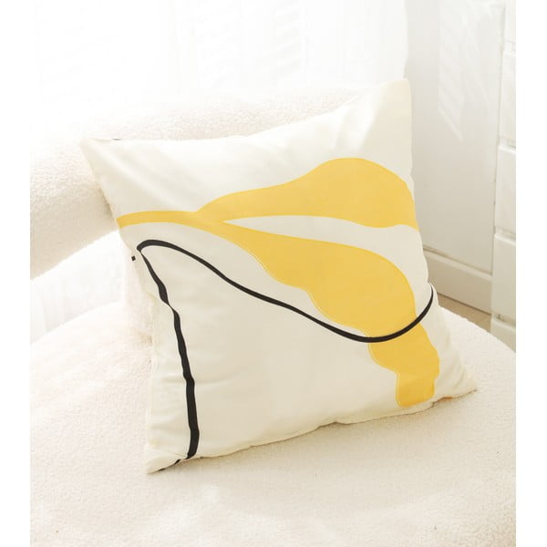 Kollane 3-osaline voodipesu üheinimesevoodile mikrosatiinist 140x200 cm Sophia - My House-image-3