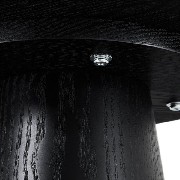 Must tammedekooriga diivanilaud ø 45 cm Tango - Furnhouse-image-4