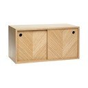 Tammepuust seinariiul, mis on valmistatud Herringbone'ist - Hübsch