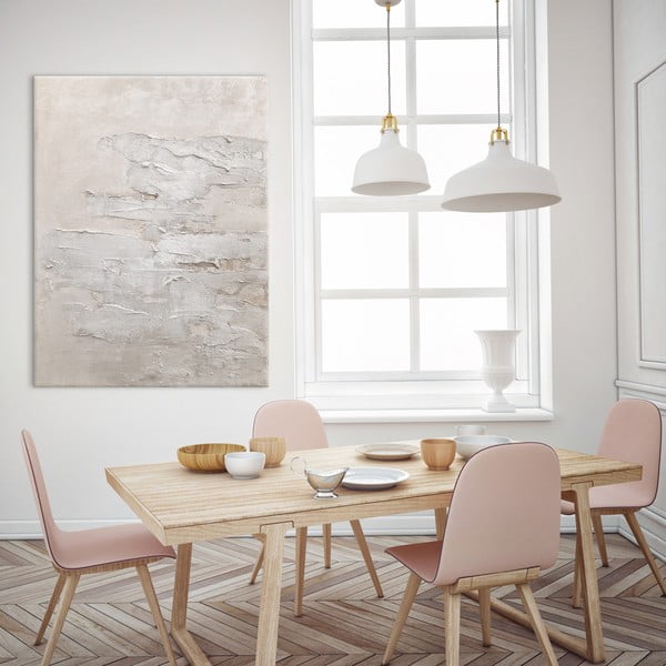 Käsitsi maalitud pilt 90x120 cm Sand Wall - Malerifabrikken-image-1