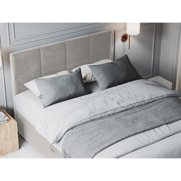 Beež kastipingiga voodi koos hoiualusega 160x200 cm Mimicry - Mazzini Beds-image-1