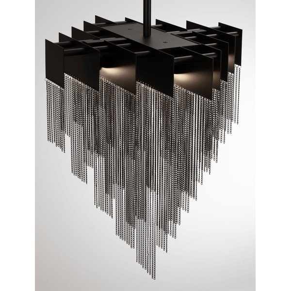 Mattmust terasest hämardatav LED-rippvalgusti Revια - Nova Luce-image-3