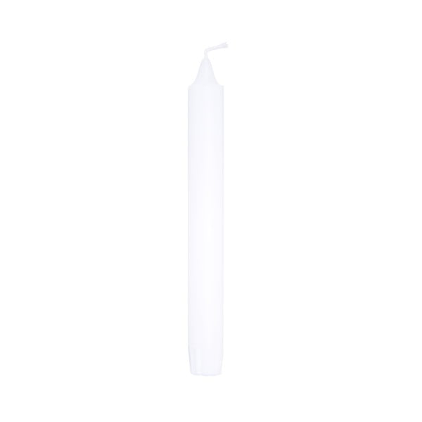 8 valge pika küünla komplekt Ego Dekor ED, põlemisaeg 7 h - Eco candles by Ego dekor