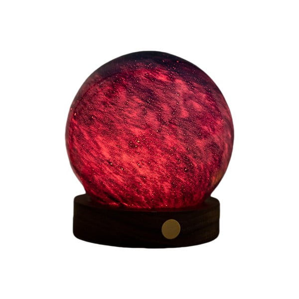 LED-lauavalgusti klaasist varjuga (kõrgus 9 cm) Galaxy Breeze - Gingko