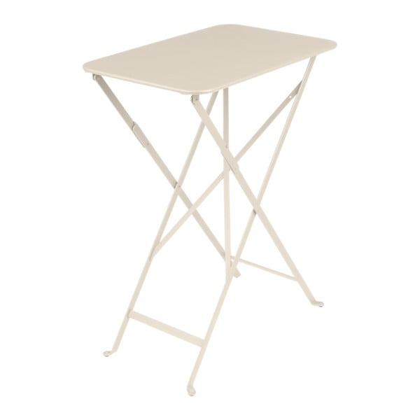 Světle béžový zahradní stolek Fermob Bistro, 37 x 57 cm