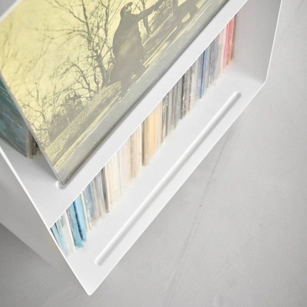 Valge metallist ratastega riiul 40x73x38 cm Tower - YAMAZAKI-image-3