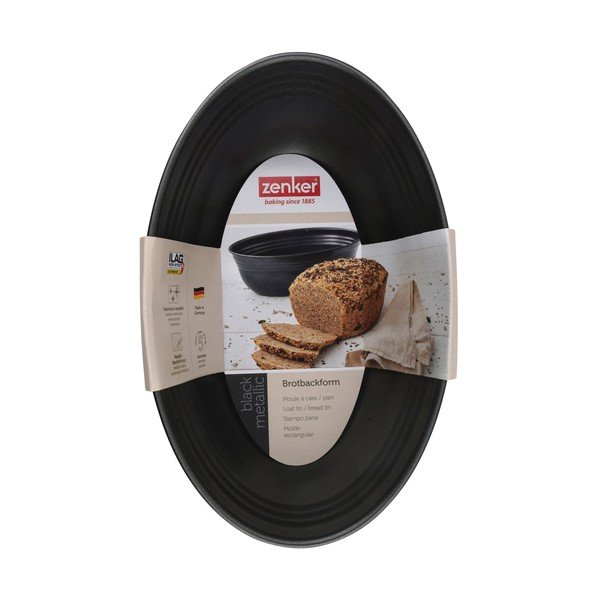 Ovaalne leivavorm Must, 26,5 x 16,5 cm - Zenker-image-3