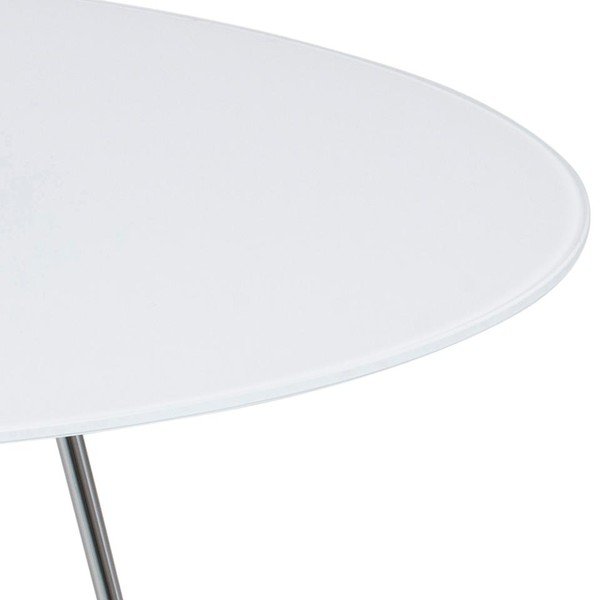 Bílý konferenční stolek Actona Casia, ⌀ 80 cm-image-2