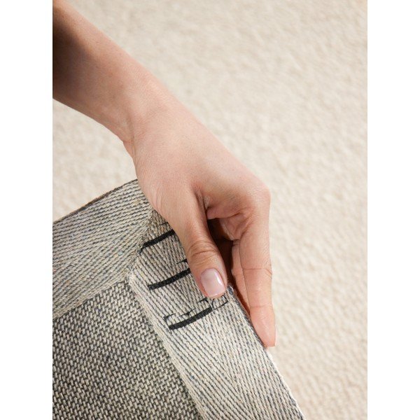 Kreemikas käsitsi kootud villane vaip 160x230 cm Puristic Knots - Elle Decoration-image-4