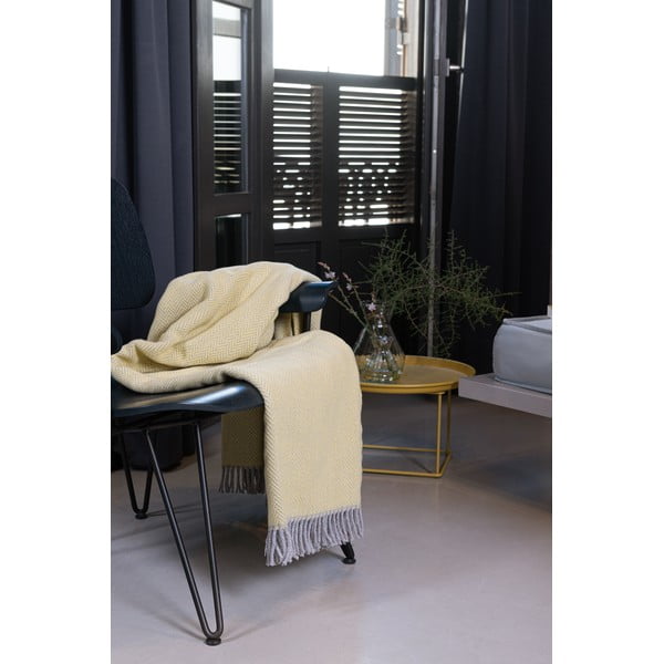 Helekollane ruuduline puuvillane II, 140 x 180 cm Skyline - Euromant-image-3