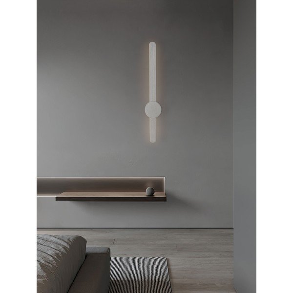 Alumiiniumist LED-seinavalgusti matt-hõbedases värvitoonis Norei - Nova Luce-image-2