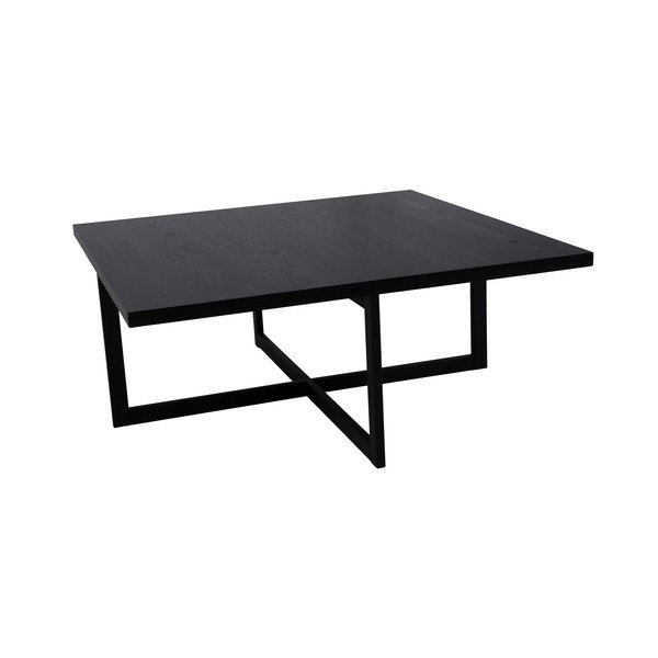 Must tammepuust kohvilaud , 100 x 100 cm Elliot - Canett-image-2