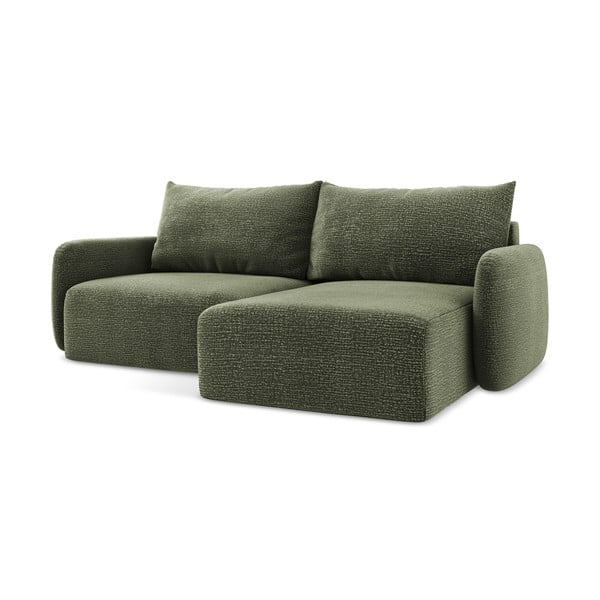 Roheline diivanvoodi hoiunurgaga diivan (paremas nurgas) Kalena - Makamii-image-1