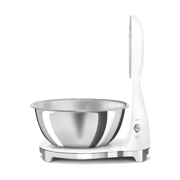 Valgest plastist digitaalne köögikaal - SMEG-image-2