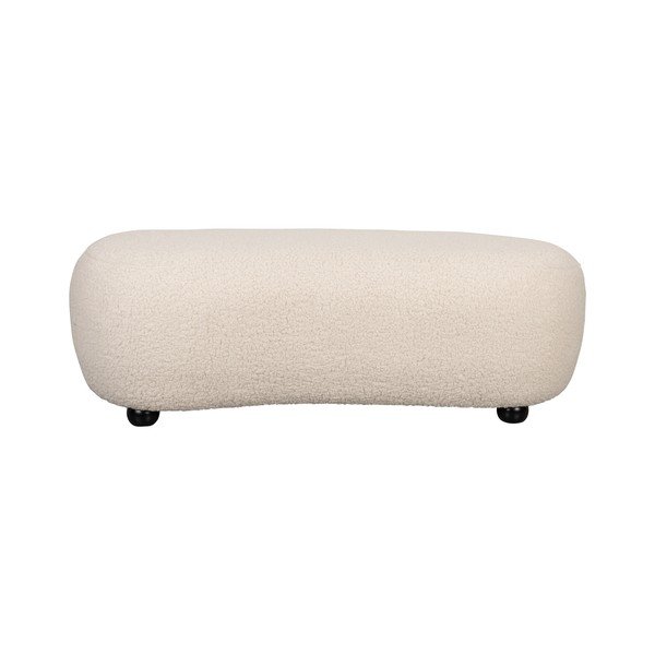 Kreemjas polsterdatud buklee-kangast pink Noxx - White Label